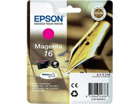 epson 16 - magenta para workforce wf-2010 wf-2510 wf-2520 wf-2530 wf-2540 wf-2630 wf-2650