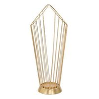 paraguero lineal de metal dorado cm 255x185x60