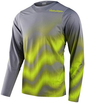 Troy Lee Designs Skyline Chill Cycling Jersey AW21, Light Grey