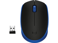 raton inalambrico - logitech m171 1000 ppp ambidiestro usb windows-mac 12 meses de pila azul