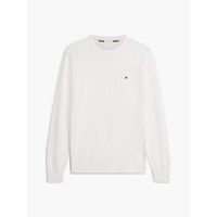 tommy hilfiger jersey mw0mw39999 essential ssnl cotton crew ne-z00 ivory petal para hombre