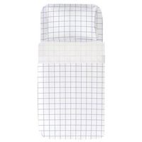 juego sabanas estampadas cuadro lavanda -  cama135 1 funda almohada 4