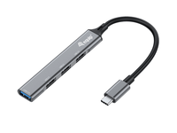 hub usb-c equip life usb 1 puerto usb 30 3 puertos usb 20 carcasa aluminio