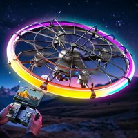 jjrc h145 ufo resistente a choques con wifi fpv con camara hd barra de luz de streamer rgb ajustable electricamente br