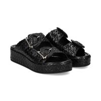 pons quintana sandalias con plataforma mujer - negro talla 39