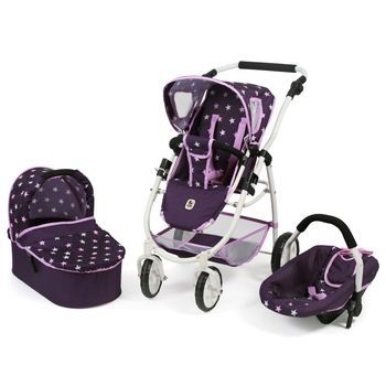 Cochecito Convertible 3 In 1 Emotion All In, Lila
