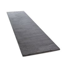 alfombra de piel fluffy antracita 80x300 cm