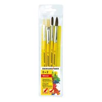 eberhard faber kit de pinceles 4 unidades