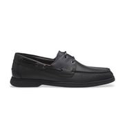 boss para hombre 50570584 zapatos de piel sienne boat negro 43 plano cordones casual