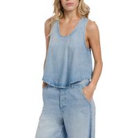 dondup camiseta tirantes dc454df0266dmc6dd-800 para mujer