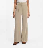boss para mujer 50558096 pantalon de vestir pierna ancha beige 32 casual clasico poliester