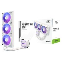 refrigeracion liquida asrock pro white 360 argb 360mm 3 ventiladores argb blanco