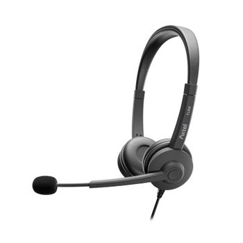 Auricular Axtel AXH-FLOWUCDC Binaural Alámbrico USB-C/A Diadema Negros Reducción Ruido