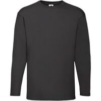 fruit of the loom camiseta manga larga valueweight para mujer