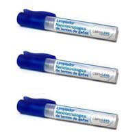 limpia lens  limpiador nanotecnologico para cristal gafas y pantallas  pack 3  7 ml