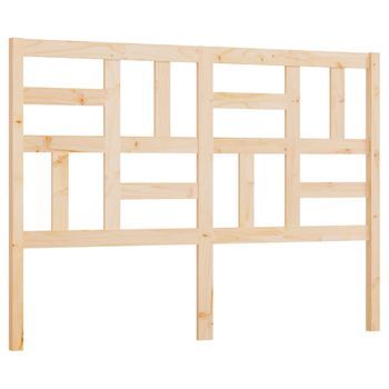 Cabecero Cama Mueble De Dormitorio De Cama Madera Maciza De Pino 166 X 4 X 104 Cm Marrón M02_0005056