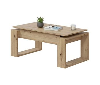 Mesa de centro com efeito madeira