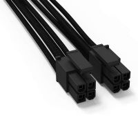 be quiet cable de alimentacion eps12v 45cm negro