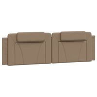 cabecerocabecero camapanel de cabecera acolchado cuero sintetico capuchino 180 cm