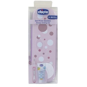 Chicco Set Dientes Siempre Sonrientes 6 - 36 meses Malva