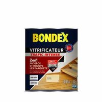 barniz vitrificante bondex para parquet - acabado satinado - incoloro 750 ml