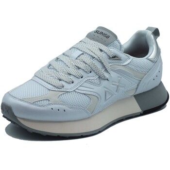 Sun68 Zapatos Z36119 Jaki Silver Mesh para hombre