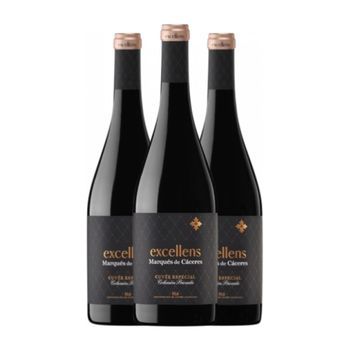 Marqués De Cáceres Vino Tinto Excellens Cuvée Rioja Roble Botella Magnum 1,5 L 13.5% Vol. (pack De 3 Unidades)