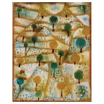 Cuadro lienzo - Pequeño Paisaje Ritmico - Paul Klee - cm. 50x60