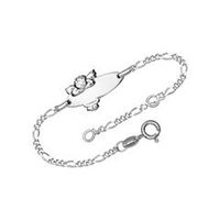 pulsera de plata 925 con motivo de angel 16cm