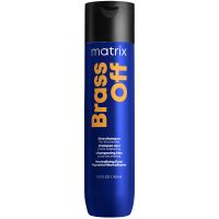 matrix total results brass off brunette neutralising blue shampoo for lightened brunette hair300ml