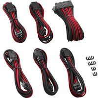 cablemod pro series modmesh extension cable kit - red  black red