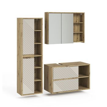 Juego De Muebles De Baño De 3 Piezas Viola 3 Partes Vicco