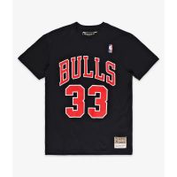 camiseta scottie pippen chicago bulls mitchell  ness nn negra