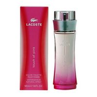 perfume mujer touch of pink lacoste edt capacidad 90 ml