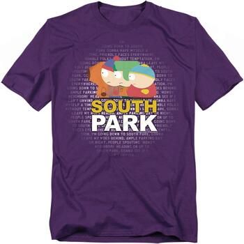 South Park Camiseta Lyrics para mujer