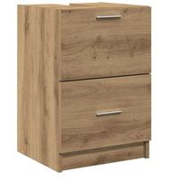 gabinete de bano roble artisan 40 x 37 x 59 cm vidaxl