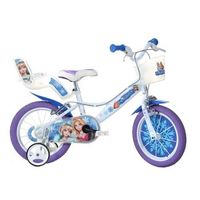 bicicleta ninos 16 pulgadas snow queen 5-7 anos