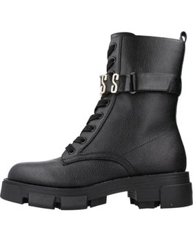 de GUESS GUESS BOTÍN DE COMBATE FL8MDXELE10 CON SUELA TRACK Y HEBILLA NEGRO