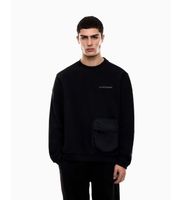 ea7 para hombre 7m001585af12660 sudadera athletic mix negro m casual deportivo algodon