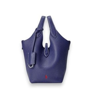 Polo Ralph Lauren para mujer. 428944657009 Bolso tote y cruzado Polo Play de piel marino (OSFA), Casual