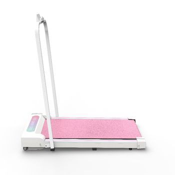 Cinta De Correr Plegable Rolipo 2.5cv 8km/h, Walking Pad Silencioso Con Pantalla Led Rosa