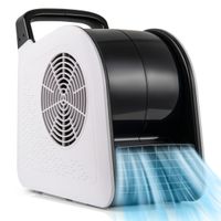 costway ventilador soplador de alta velocidad movedor de aire con 3 velocidades y cabezal pivotante 185 para secar enfriar ventilar 130w 552 mh