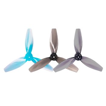 4 pares / 12 pares GEMFAN 61 mm 2412 hélice de 3 aspas de 2,4 pulgadas orificio de 1,2 mm / 1,4 mm / 1,5 mm para RC Dron