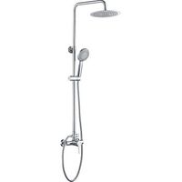 columna de ducha monomando gino o 30cm cromado