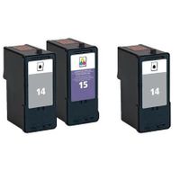 compatible multipack lexmark x2670 printer ink cartridges 3 pack -18c2090e