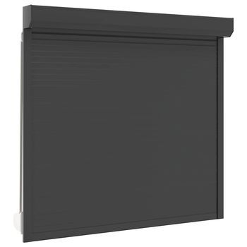 Persiana Enrollable Manual Antracita 160 X 150 Cm Vidaxl
