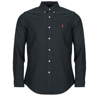polo ralph lauren camisa manga larga camisa custom fit en oxford ligero para hombre