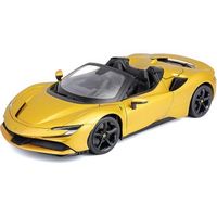 ferrari sf90 spider amarillo escala 118 - bburago 16016