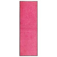 felpudo lavable rosa 60x180 cm vidaxl