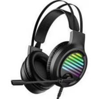 auriculares tracer con cable usb para gaming microfono volumen y rgb negro